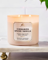 Bath & Body Works 3-Wick Candle - Cinnamon Spiced Vanilla