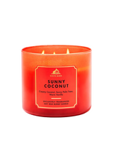 Bath & Body Works 3-Wick Candle - Sunny Coconut