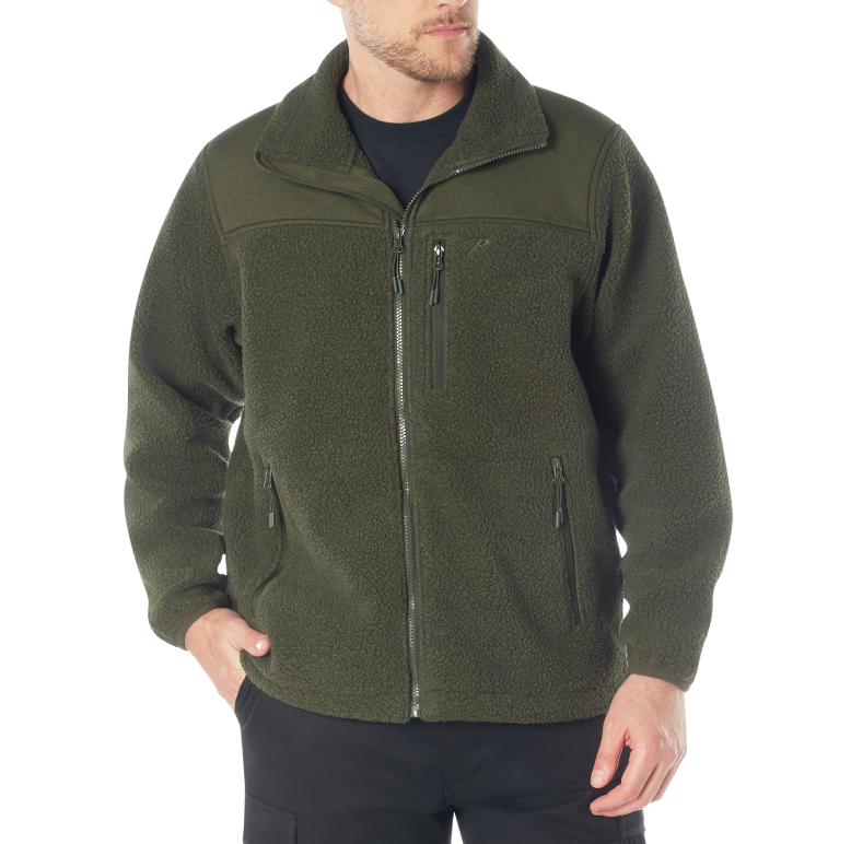 Rothco Mens Trailsman Sherpa Fleece Jacket - Size 2XL