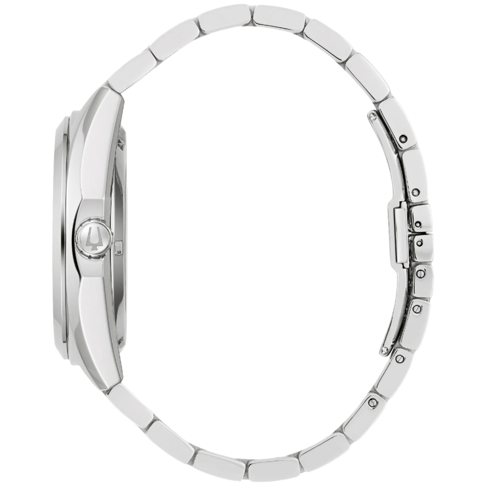 Bulova Mens Surveyor Watch - Silver-Tone Stainless Steel Bracelet