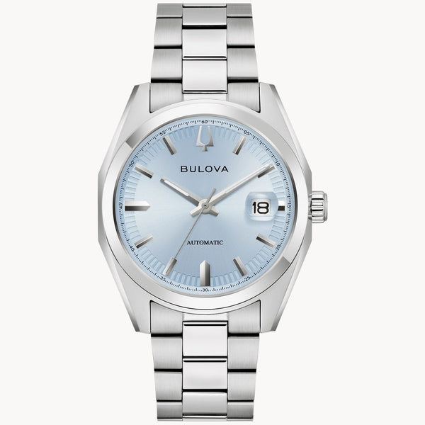 Bulova Men's Surveyor Watch - Silver -Tone Stainless Steel Bracelet