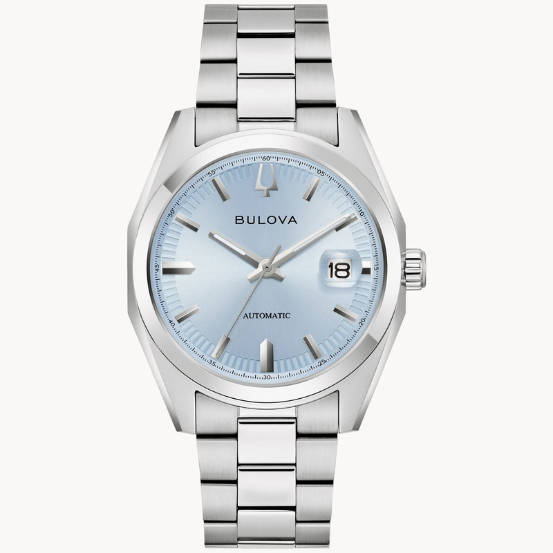 Bulova Men's Surveyor Watch - Silver -Tone Stainless Steel Bracelet