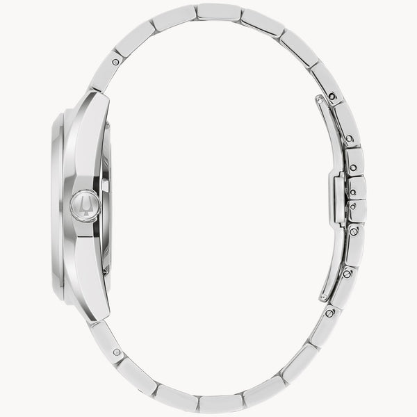 Bulova Men's Surveyor Watch - Silver -Tone Stainless Steel Bracelet