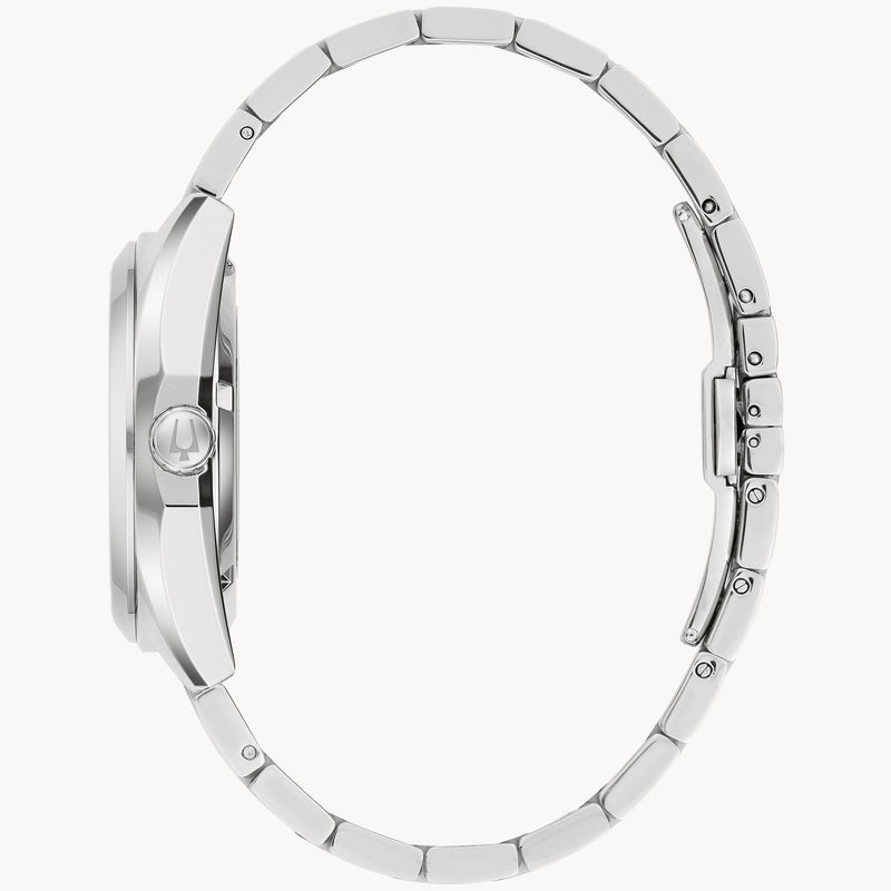 Bulova Men's Surveyor Watch - Silver -Tone Stainless Steel Bracelet