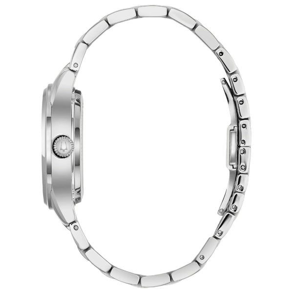 Bulova Womens Sutton Watch - Silver-Tone Stainless Steel Bracelet