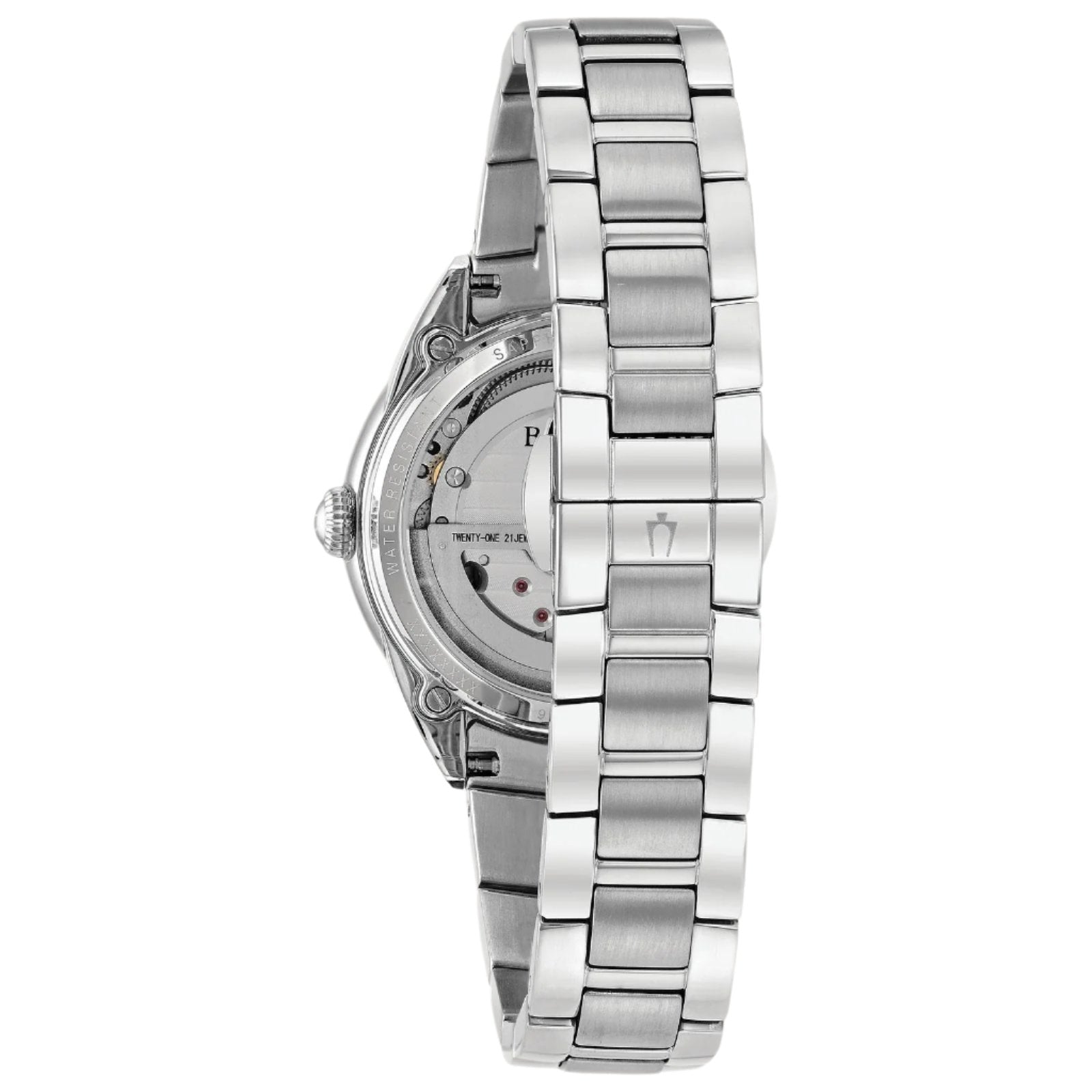 Bulova Womens Sutton Watch - Silver-Tone Stainless Steel Bracelet