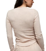 American Eagle Womens AE Long Sleeve Cozy Crew Neck T-Shirt