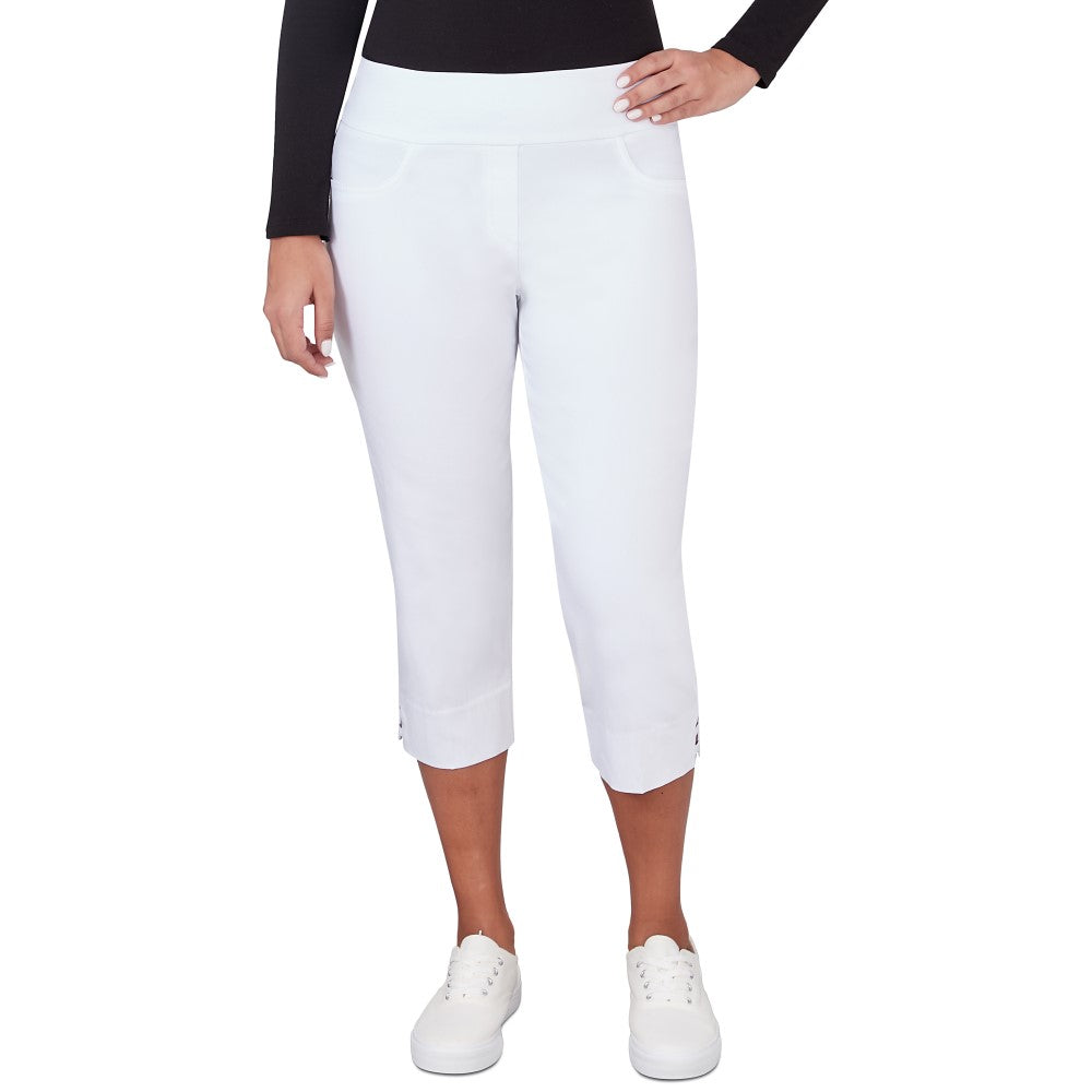 Ruby Rd Capris Ruby Rd. Womens Pull-On Tech Capri With Hem Detail – ShopCGX