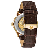 Bulova Mens Sutton Watch - Brown Leather Strap