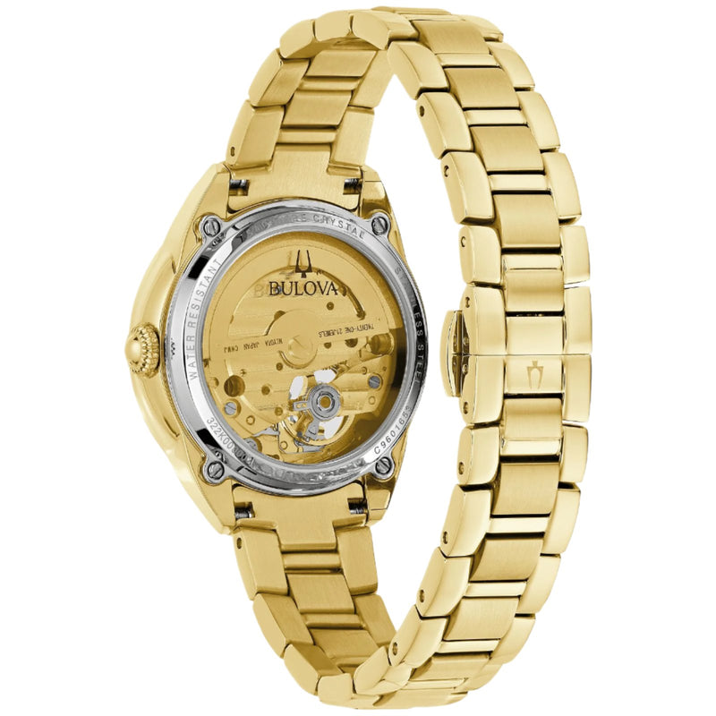 Bulova Womens Sutton Watch - Gold-Tone Stainless Steel Bracelet