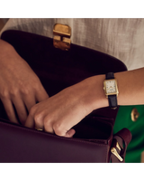 Bulova Womens Sutton Watch - Black Leather Strap