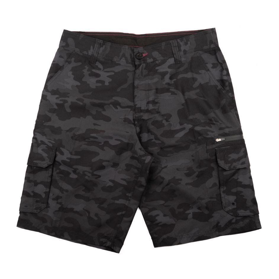 Burnside Mens Microfiber Cargo Shorts