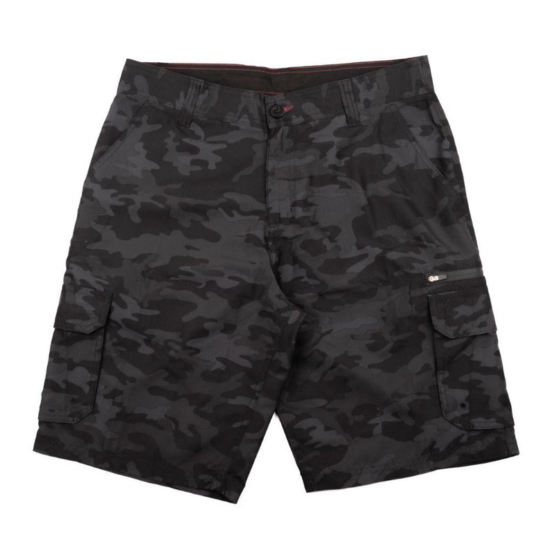 Burnside Mens Microfiber Cargo Shorts