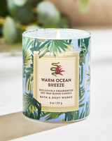 Bath & Body Works Single Wick Candle - Warm Ocean Breeze