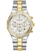Bulova Mens Prestige Classic Watch - Two-Tone Stainless Steel Bracelet