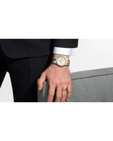 Bulova Mens Prestige Classic Watch - Two-Tone Stainless Steel Bracelet
