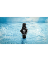 Bulova Mens Marine Star Series B Watch - Silver-Tone Stainless Steel Bracelet Rubber Strap