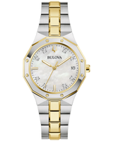 Bulova Womens Prestige Classic Watch - Two-Tone Stainless Steel Bracelet