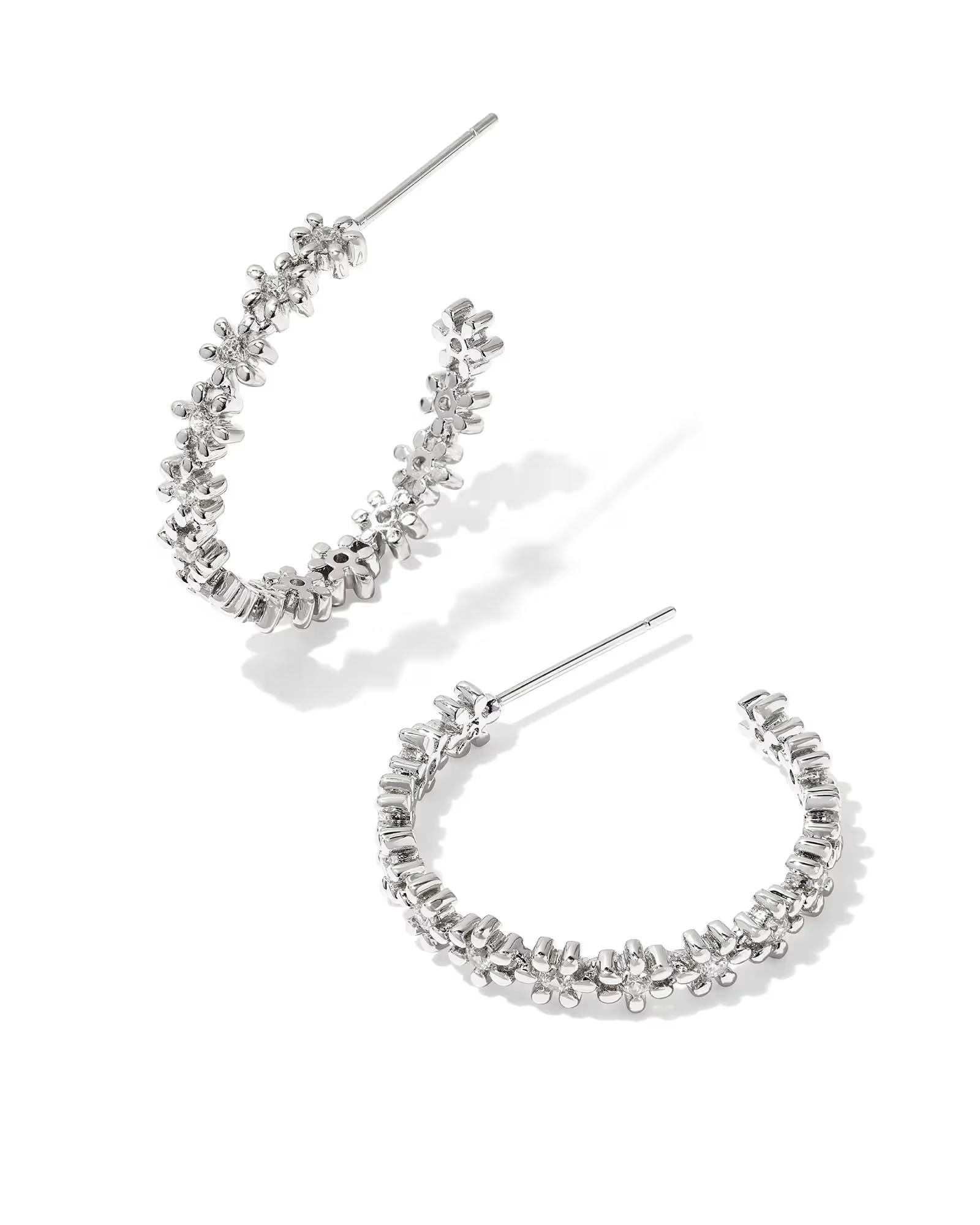 Kendra Scott Nydia Silver Hoop Earrings