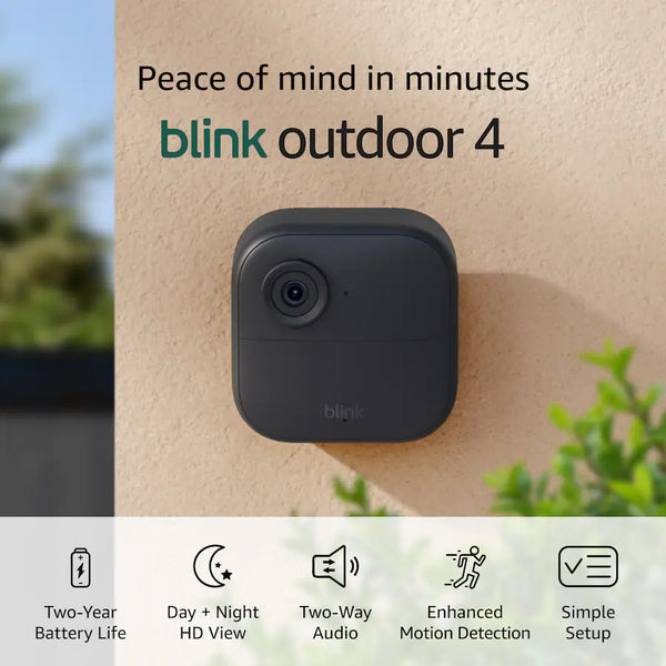 Amazon Blink Outdoor 4 - Wireless Smart Security Camera 1080P - 5 Camera
