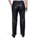 Ruby Rd. Womens Faux Leather Pants