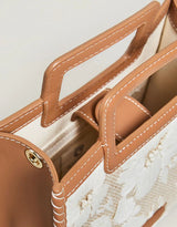 Spartina 449 Parade Reed Satchel Crossbody Handbag