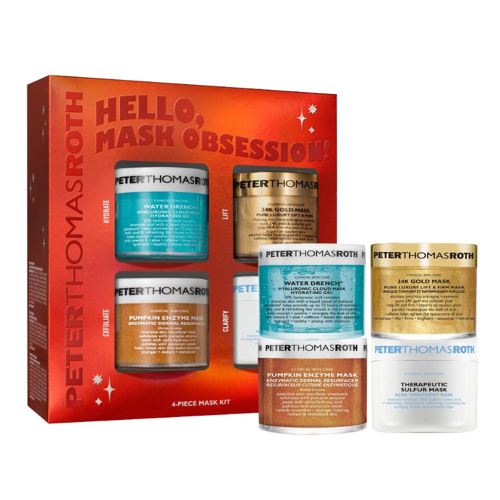 Peter Thomas Roth Hello, Mask Obsession! 4 Piece Mask Kit