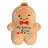 Aurora Just Sayin 10.5" Christmas Calories Plush Toy