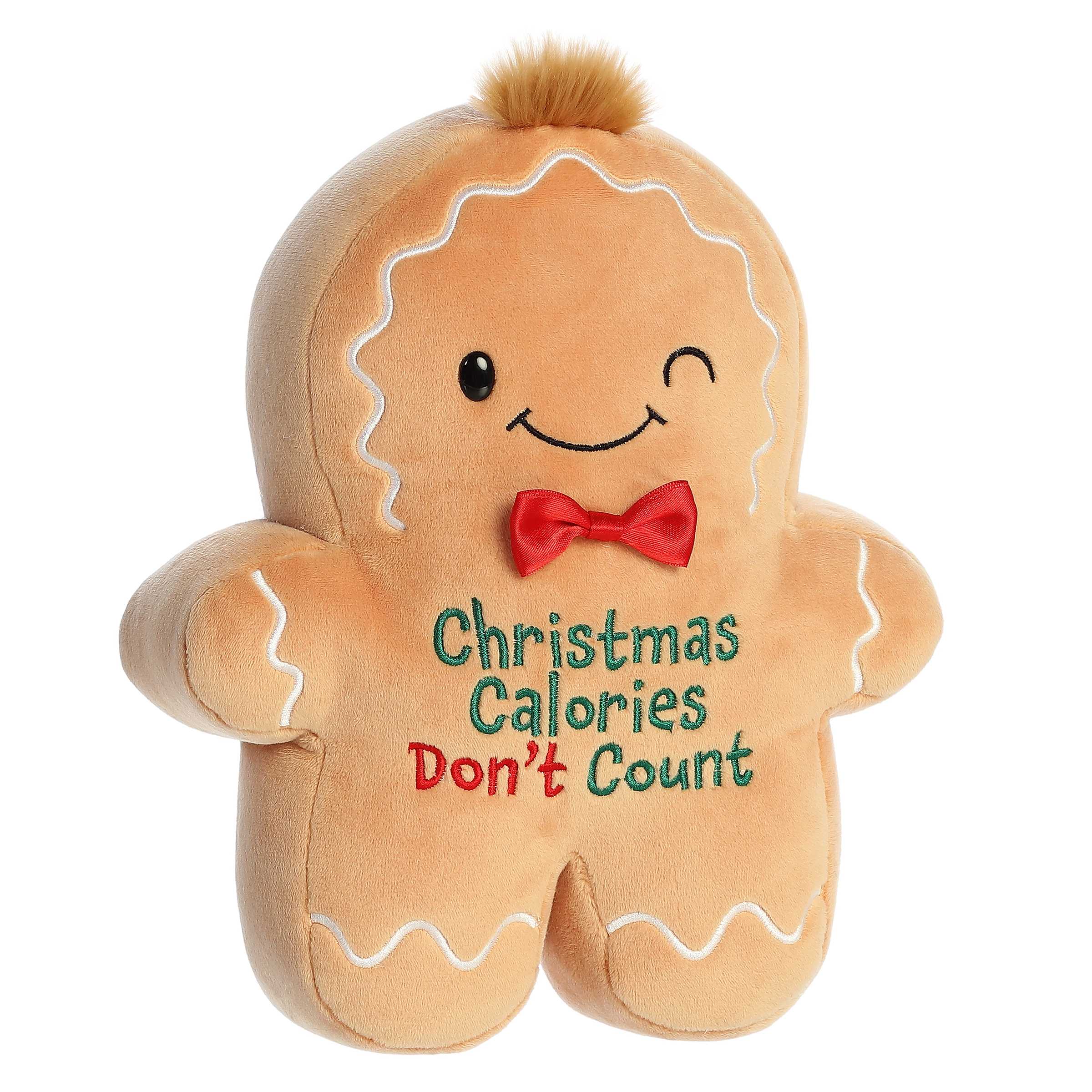 Aurora Just Sayin 10.5" Christmas Calories Plush Toy