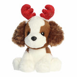 Aurora Holiday Cheer 8.5" Spencer Spaniel Plush Toy