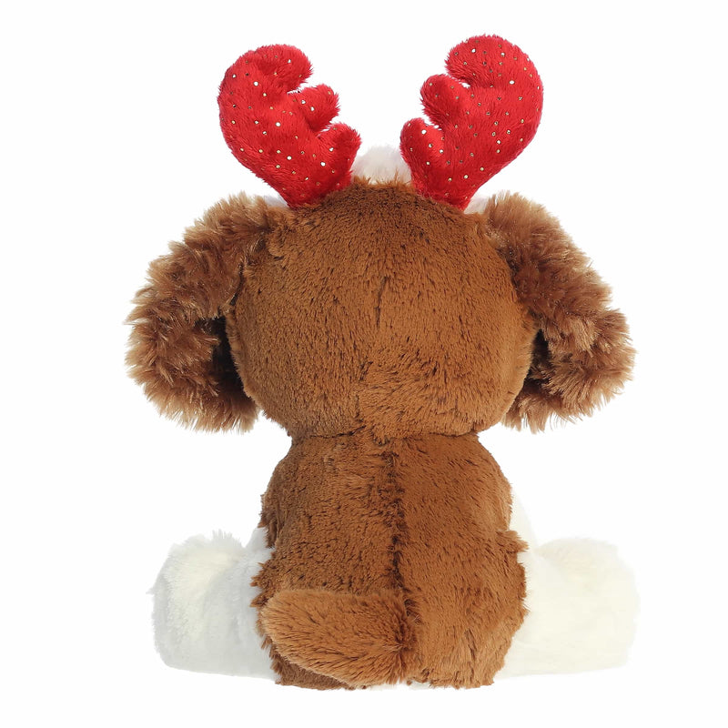 Aurora Holiday Cheer 8.5" Spencer Spaniel Plush Toy