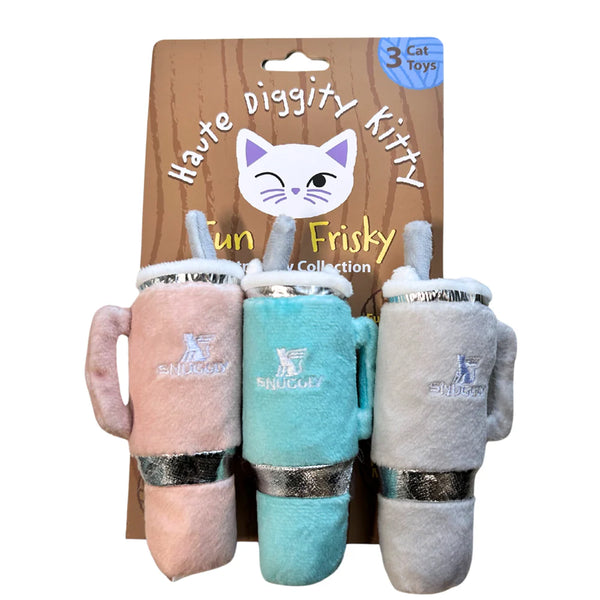 Haute Diggity Kitty Snuggly Cup - 3 pk