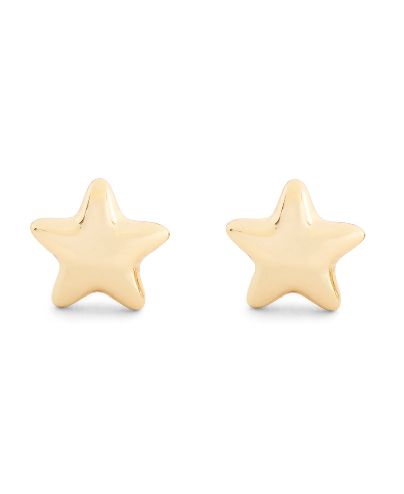 COACH Gold Star Stud Earrings
