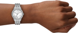 Michael Kors Womens Harlowe Silver Watch