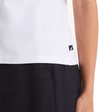 Nautica Womens Denim-Trimmed Henley Short Sleeve Shirt