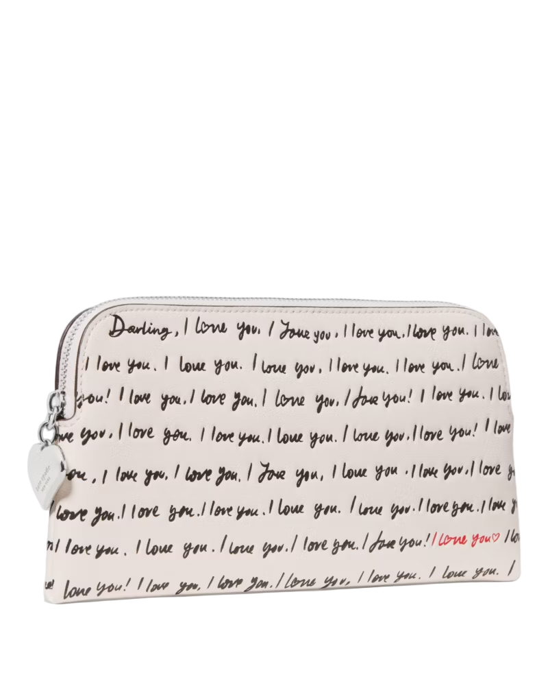 Kate Spade Devin I Love You Travel Pouch