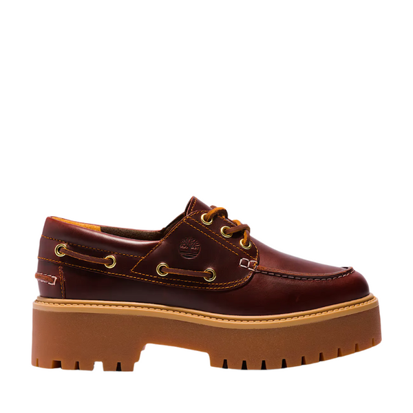 Timberland Womens Stone Street Platform Boat Shoes