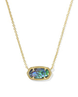 Kendra Scott Elisa Gold Pendant Necklace - Abalone Shell