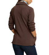 Tommy Bahama Womens Palm Voyage Funnel Neck Full-Zip Jacket