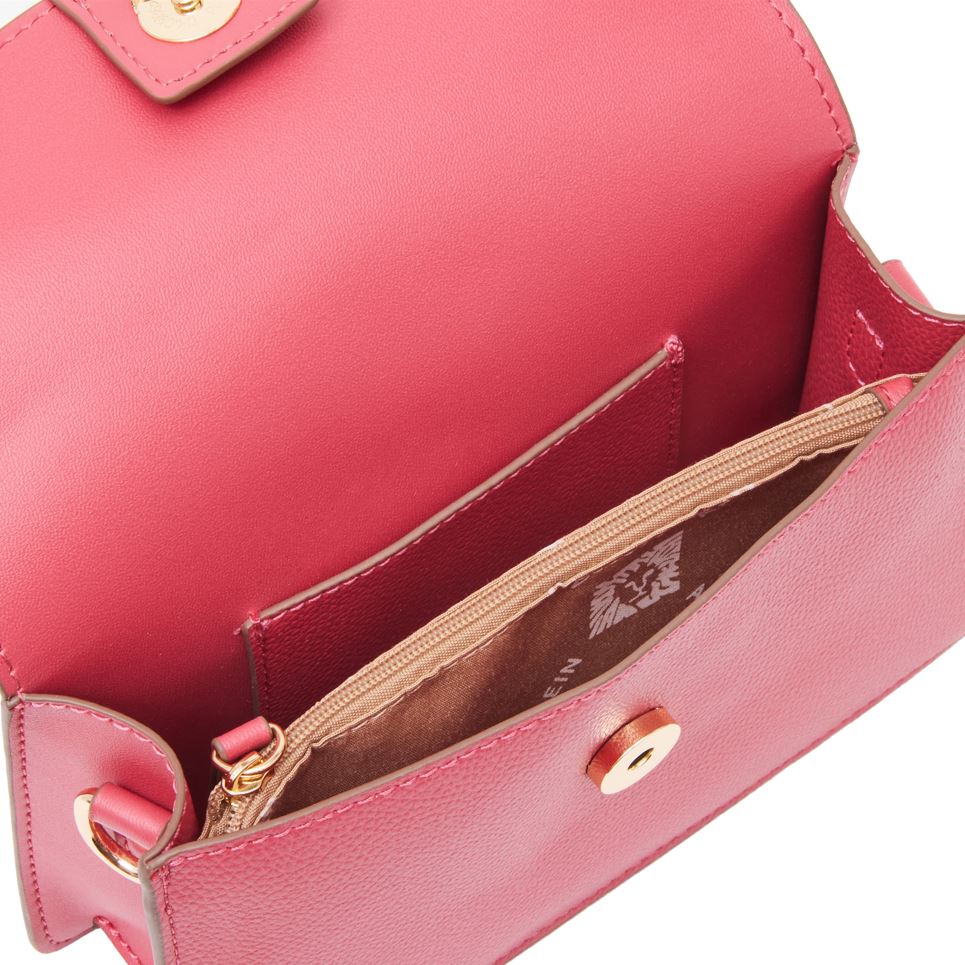 Anne Klein AK Lock Flap Crossbody Handbag