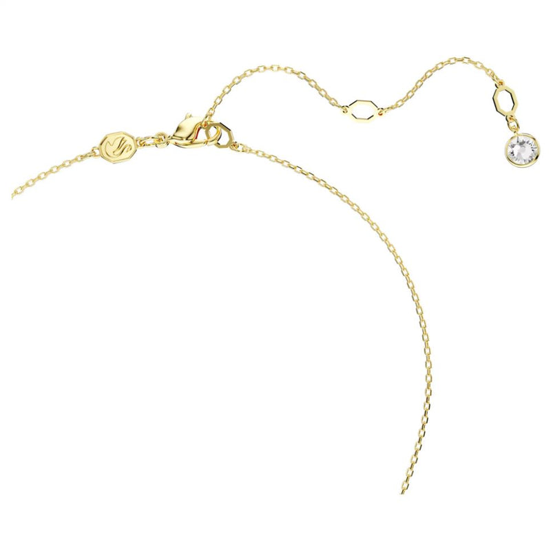 Swarovski Sublima Pendant Necklace - White, Gold-tone plated