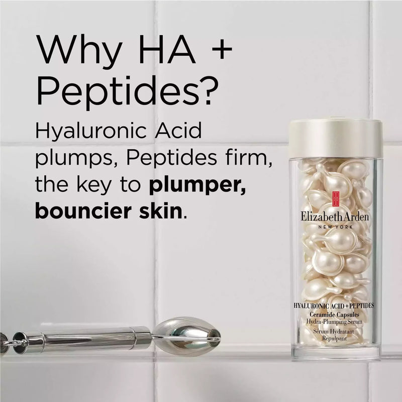 Elizabeth Arden Hyaluronic Acid + Peptides Ceramide Hydra-Plumping Serum Capsules - 60 Piece