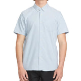 Volcom Mens Everett Oxford Short Sleeve Button-Up Shirt