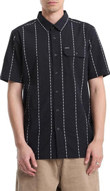 Volcom Mens Woven Whitworth Short Sleeve T-Shirt