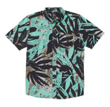 Volcom Mens Waterside Floral Short Sleeve Button Down Shirt