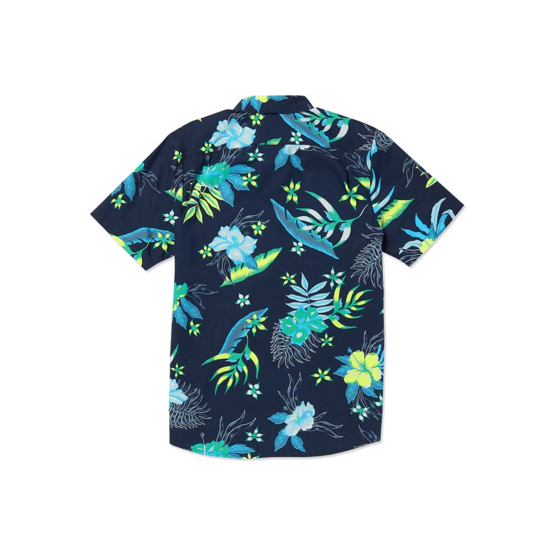 Volcom Mens Sunrise Floral Short Sleeve Button Down Shirt