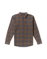 Volcom Mens Caden Plaid Flannel Long Sleeve Shirt