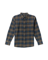 Volcom Mens Caden Plaid Flannel Long Sleeve Shirt