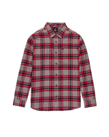 Volcom Mens Caden Plaid Long Sleeve Shirt