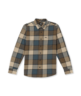 Volcom Mens Caden Flannel Plaid Long Sleeve Shirt